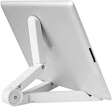 Kolay Ayarlanabilir Tablet Tutucu Standı Apple iPad, iPhone, Samsung Galaxy ve Kindle Fire Tabletlerle Uyumlu (Beyaz)