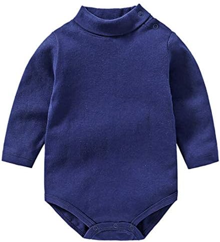 Erkek bebek Kız Siyah Uzun Kollu Gömlek Bodysuit Balıkçı Yaka Romper Kış Giysileri Toddler Güz Pijama Katmanlı Üst