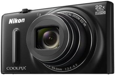Nikon COOLPİX S9600 16MP WiFi Kamera w/ 22x Optik Zoom (Siyah) (Üretici tarafından Üretilmiyor)