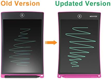 NEWYES Doodle Pad Çizim Kurulu LCD yazma tableti için Kilit Fonksiyonu ile Not Alma eWriter Hediyeler Çocuklar için (8.5 inç,