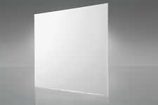 Açık Beyaz Şeffaf Akrilik Pleksiglas Levha 1/8 x 5.5 x 5.5 2067