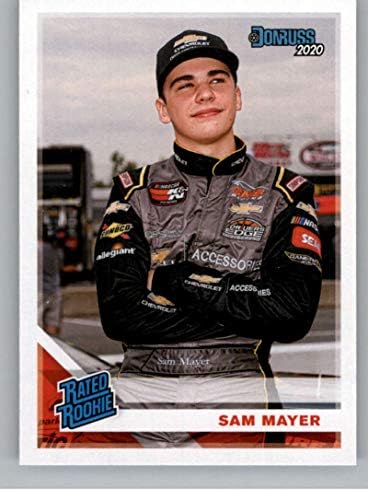 2020 Donruss Yarışı 18 Sam Mayer K&N Pro Serisi Doğu Panini Amerika'dan Resmi NASCAR Ticaret Kartı