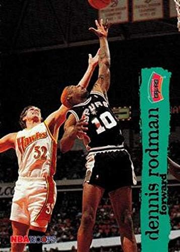 1995-96 NBA Çemberler Serisi 1150 Dennis Rodman San Antonio Spurs Resmi Basketbol Ticaret Kartı SkyBox tarafından yapılan