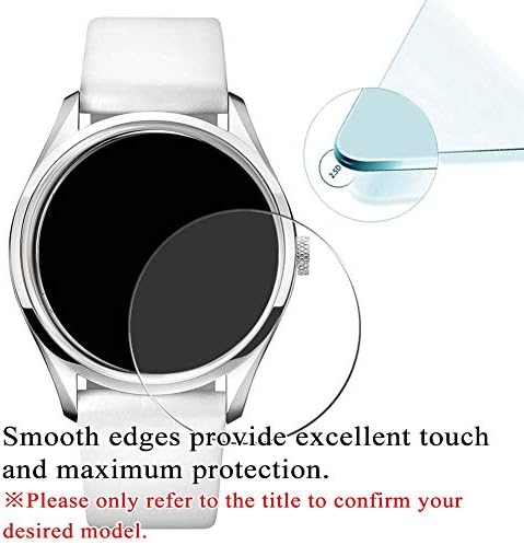 [3 Paket] Synvy Temperli Cam Ekran Koruyucu, OMEGA 123.20.27.60.58.002 9H Film Smartwatch akıllı saat Koruyucuları ile Uyumlu