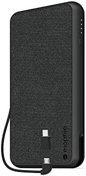 mophie 401101663 Powerstation Plus XL (10.000 mAh) - 20.000 mAh Pil ve 18W USB-C PD Hızlı Şarj içeren Siyah ve Taşınabilir Şarj