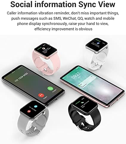 Android ıOS Telefonlar için akıllı saat Uyumlu iPhone Samsung, Nanphn 1.75 Dokunmatik Ekran Spor Smartwatch fitnes aktivite takip