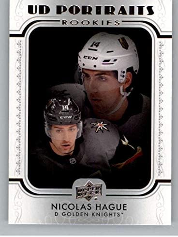 2019-20 Üst Güverte Portreleri P-76 Nicolas Lahey Vegas Altın Şövalyeler Serisi 2 NHL Hokey Ticaret Kartı