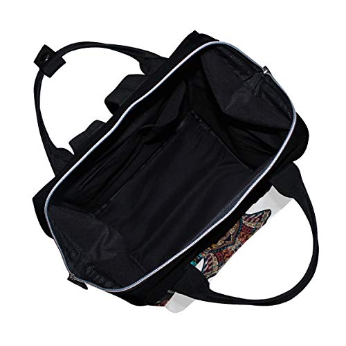 Baykuş çizim bebek bezi çanta bebek bezi sırt çantaları mumya sırt çantası seyahat Laptop sırt çantası