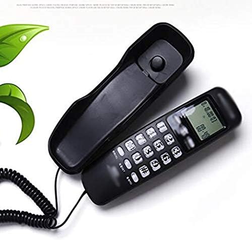 Telefon Kablolu Telefon-Telefon Ev Siyah Telefon Görme veya İşitme Küçük Telefon Uzantısı Aile Otel Telefonu, Ofis Ev Dekorasyonu