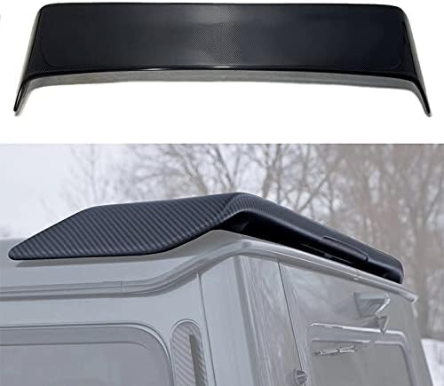 KubaY-Tasarım Karbon Fiber Arka çatı Dudak Spoiler için Durdurma Sinyali ile MB W463 G-Vagon G-Sınıf G63 G55 G500