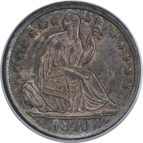 1840 Özgürlük Oturmuş Gümüş Yarım Kuruş, Perdelik Yok, MS64, PCGS
