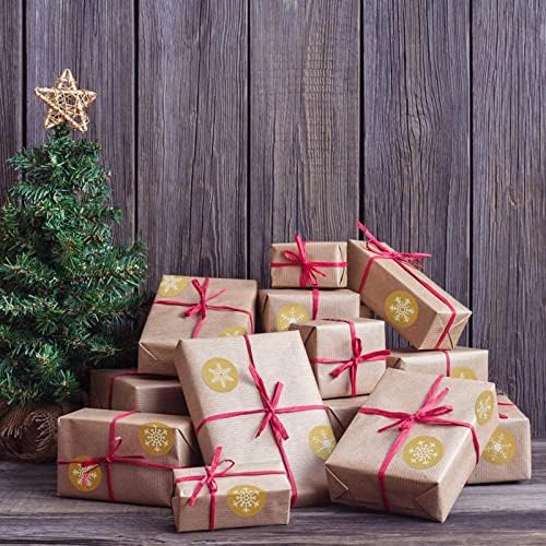 KATUMO Kar Taneleri Noel Çıkartmalar, Tatil Çıkartmalar Zarf Çıkartmalar Aile Sınıf Yeni Yıl Dekor Presents Çıkartmalar Rulo